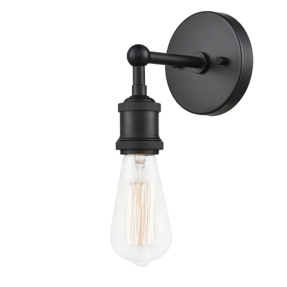 Matteo Lighting Bulstrodes Workshop 7-in Wall Sconce Black