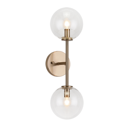 Matteo Lighting Novo 2-Light Vanity Gold