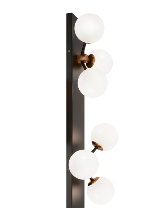 Matteo Lighting Novu 6-Light LED Vanity Aged Brass