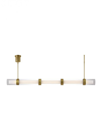 Wit 5 Linear Suspension - Aged Brass
