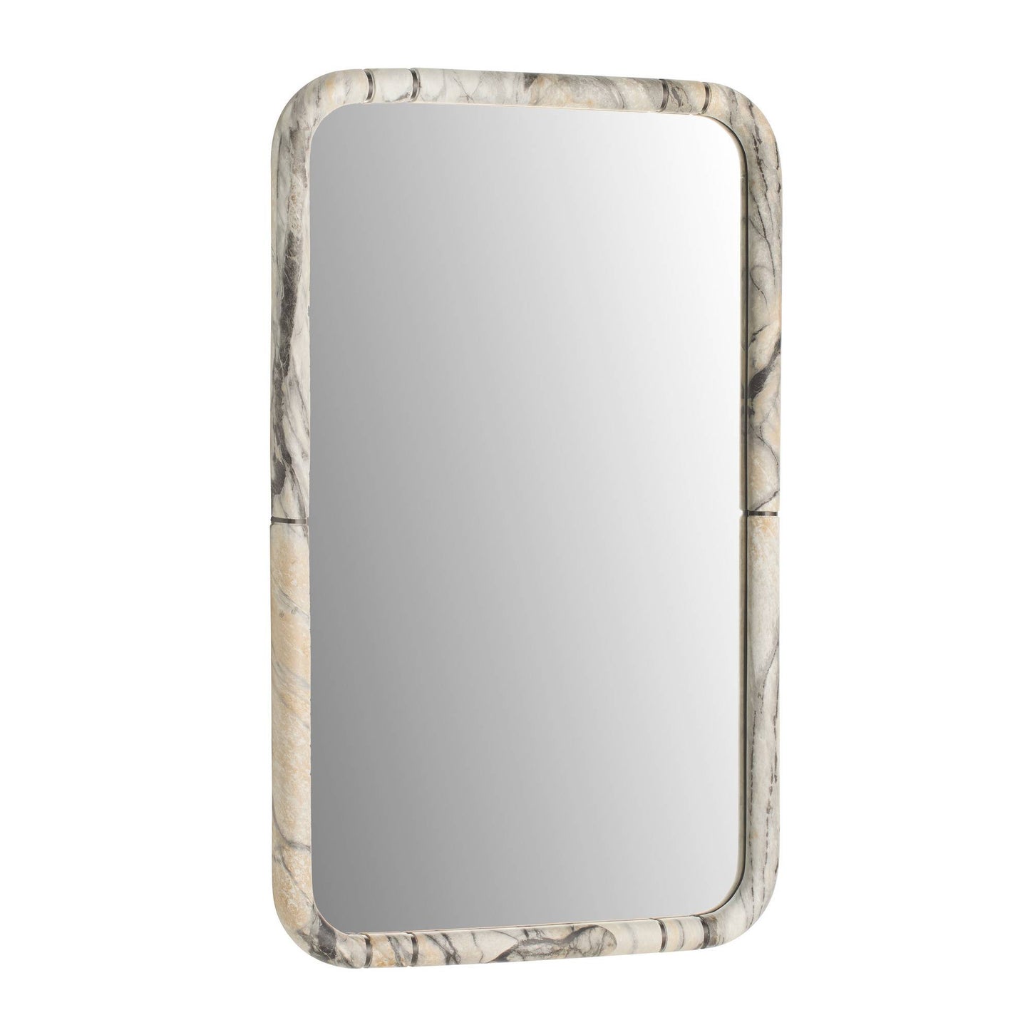 Arteriors Home Trevino Mirror Gray Flower