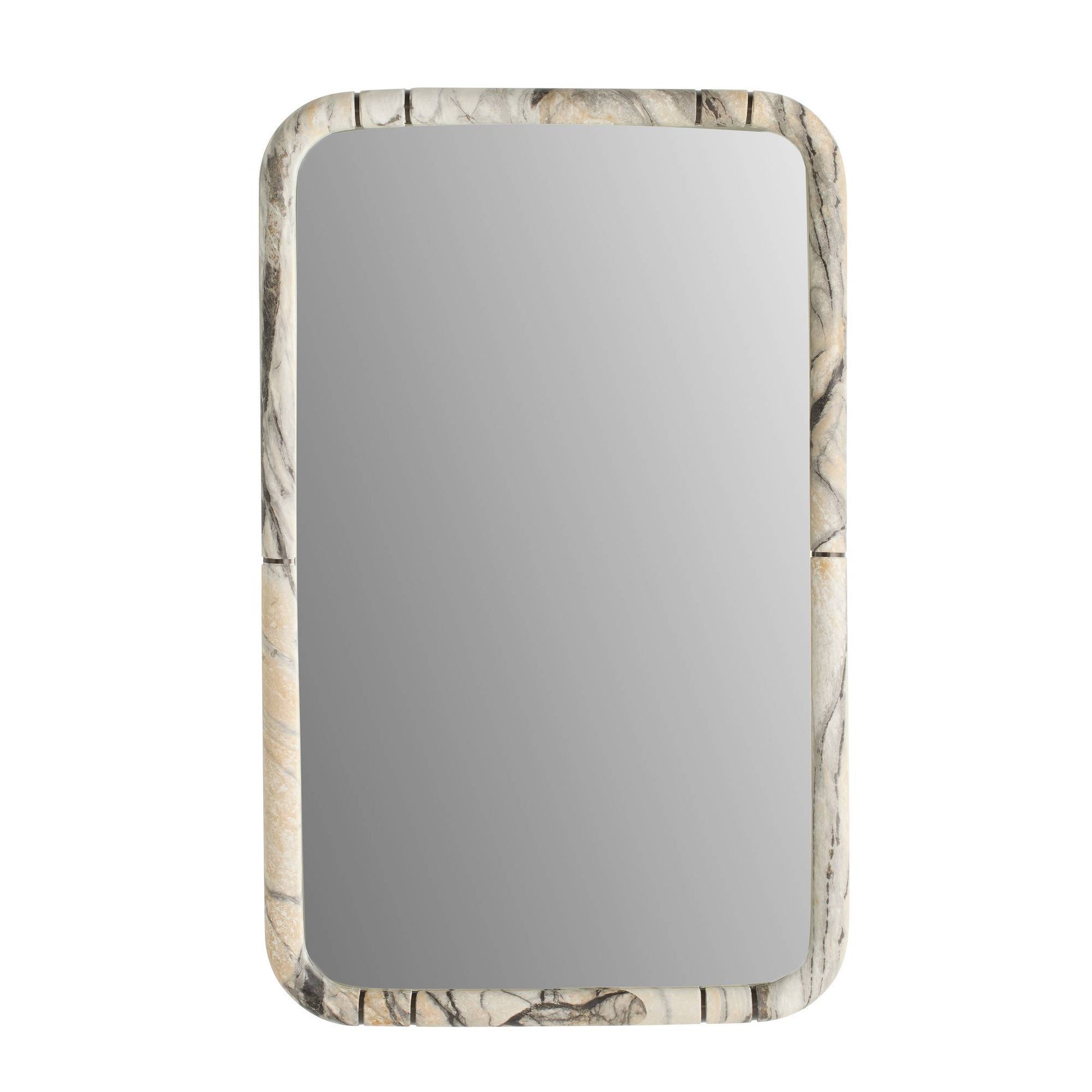 Arteriors Home Trevino Mirror Gray Flower