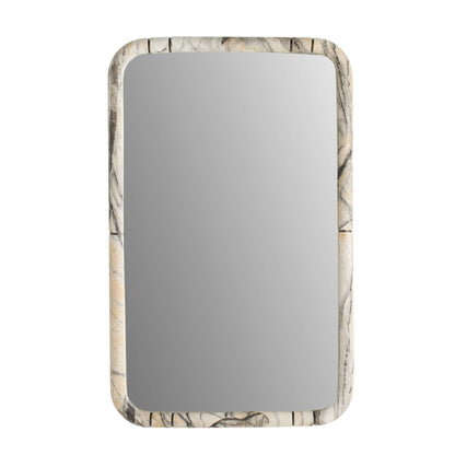 Arteriors Home Trevino Mirror Gray Flower