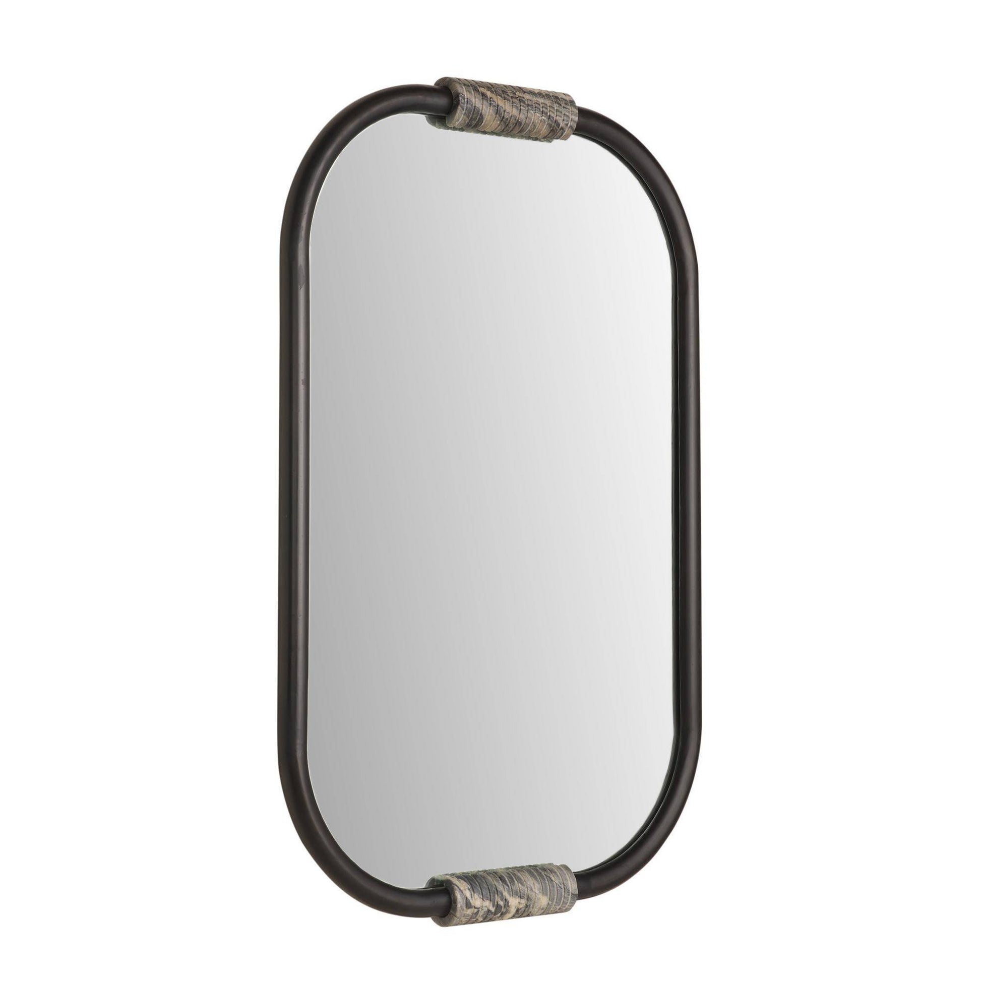 Arteriors Home Sirius Mirror Blackened Iron