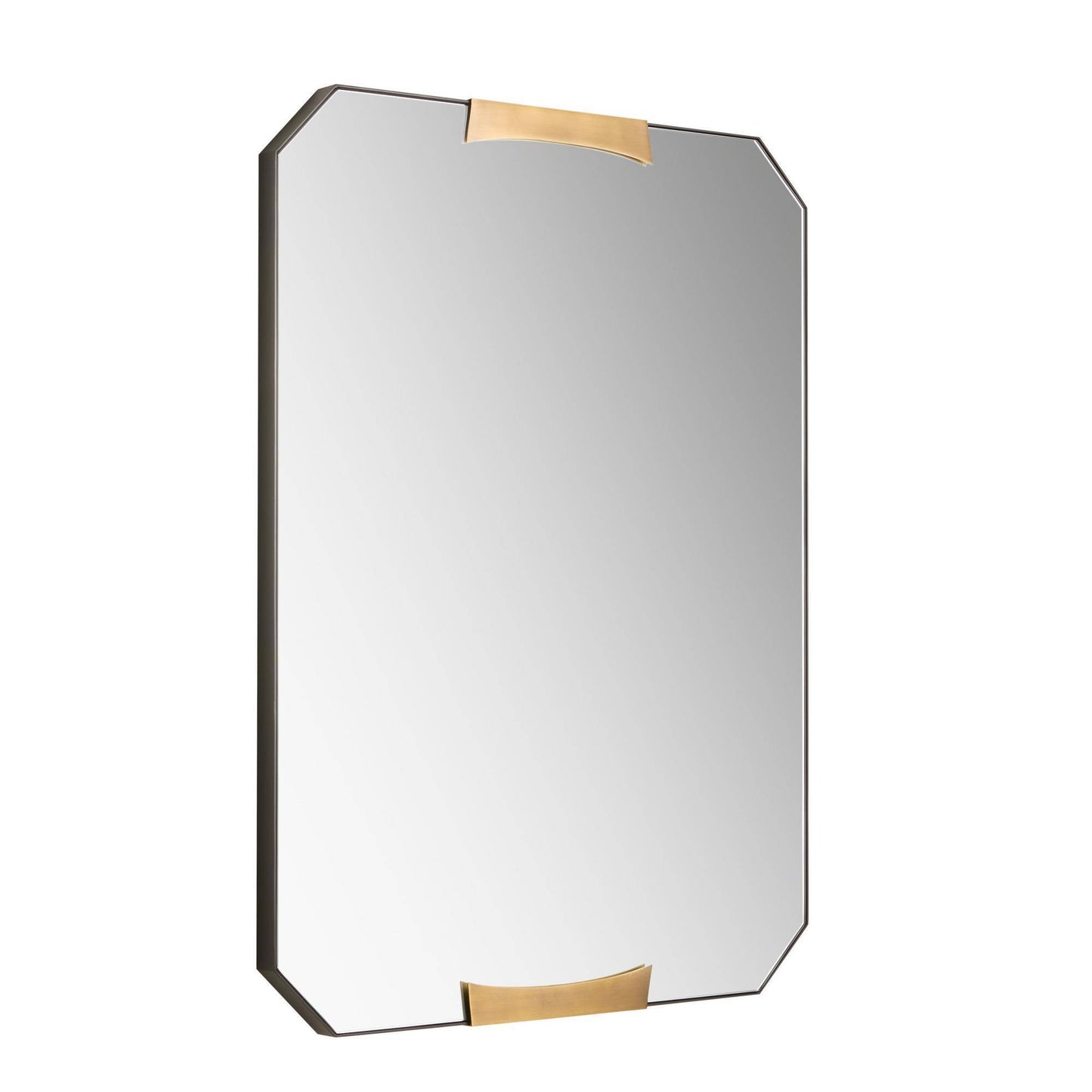 Arteriors Home Kris Large Rectangular Mirror Blackened Iron