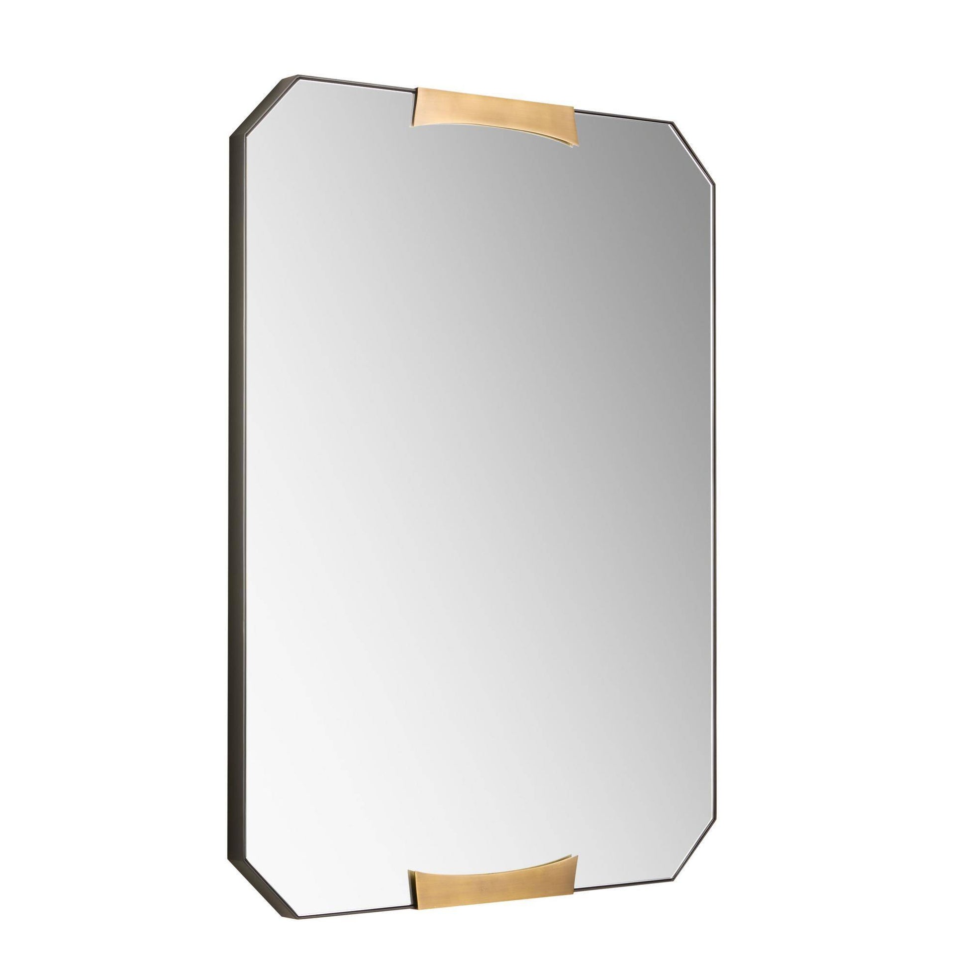 Arteriors Home Kris Large Rectangular Mirror Blackened Iron