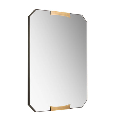 Arteriors Home Kris Large Rectangular Mirror Blackened Iron