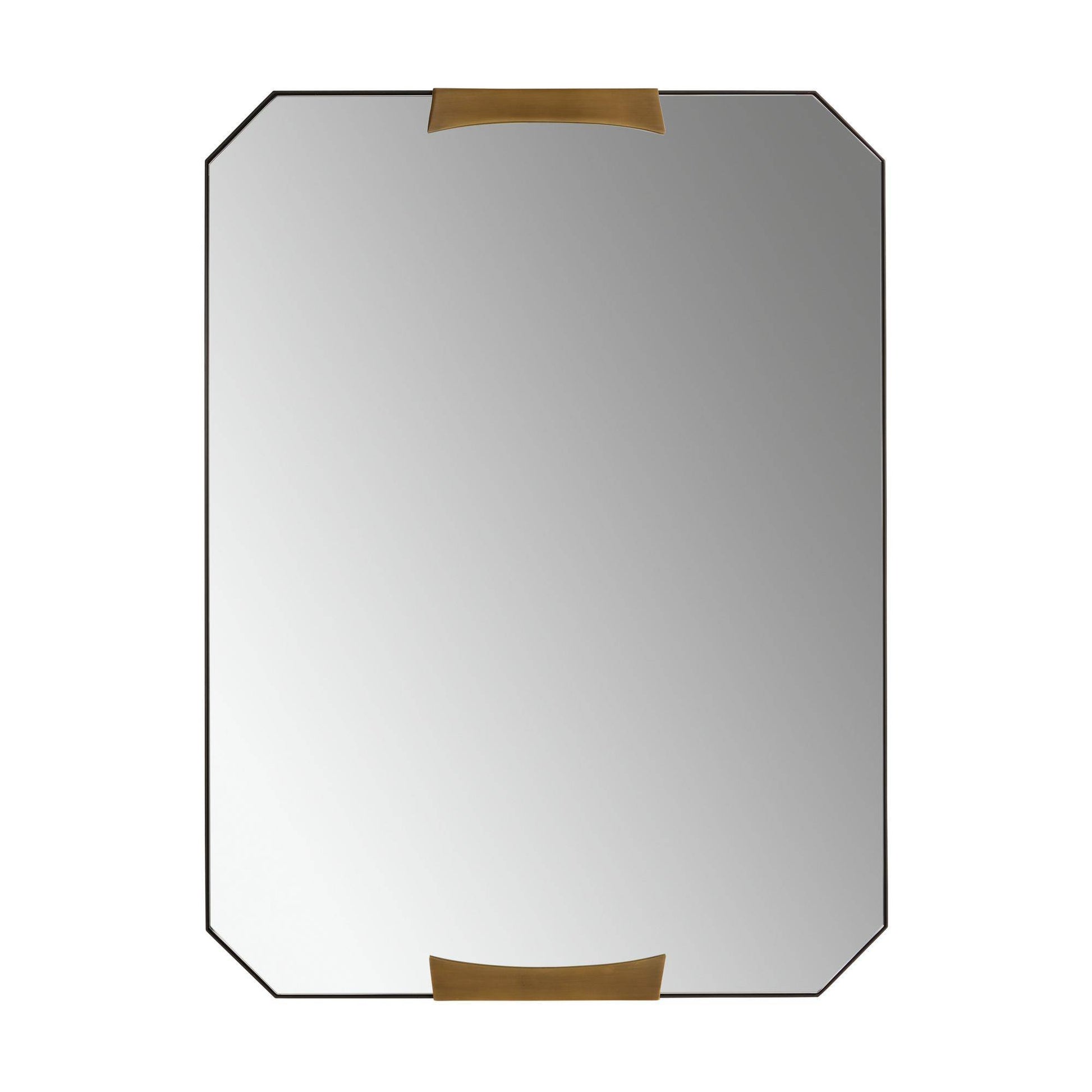 Arteriors Home Kris Large Rectangular Mirror Blackened Iron
