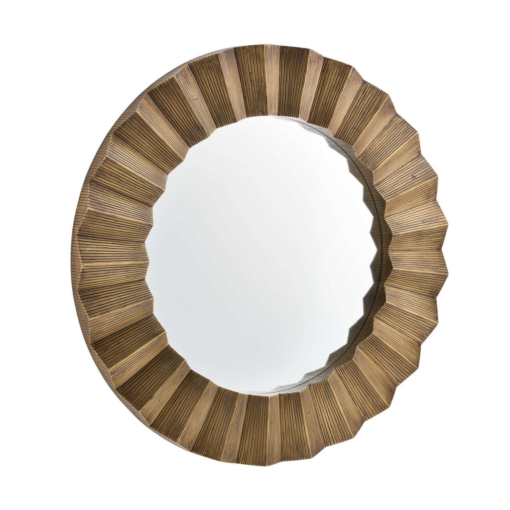 Arteriors Home Kelby Mirror Dark Antique Brass