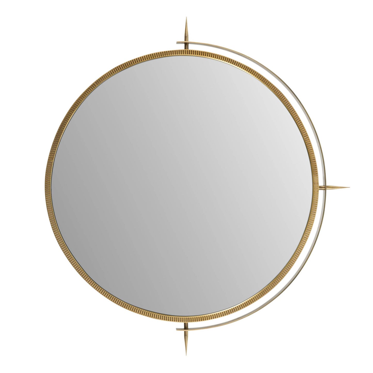 Arteriors Home Nixon Mirror Antique Brass
