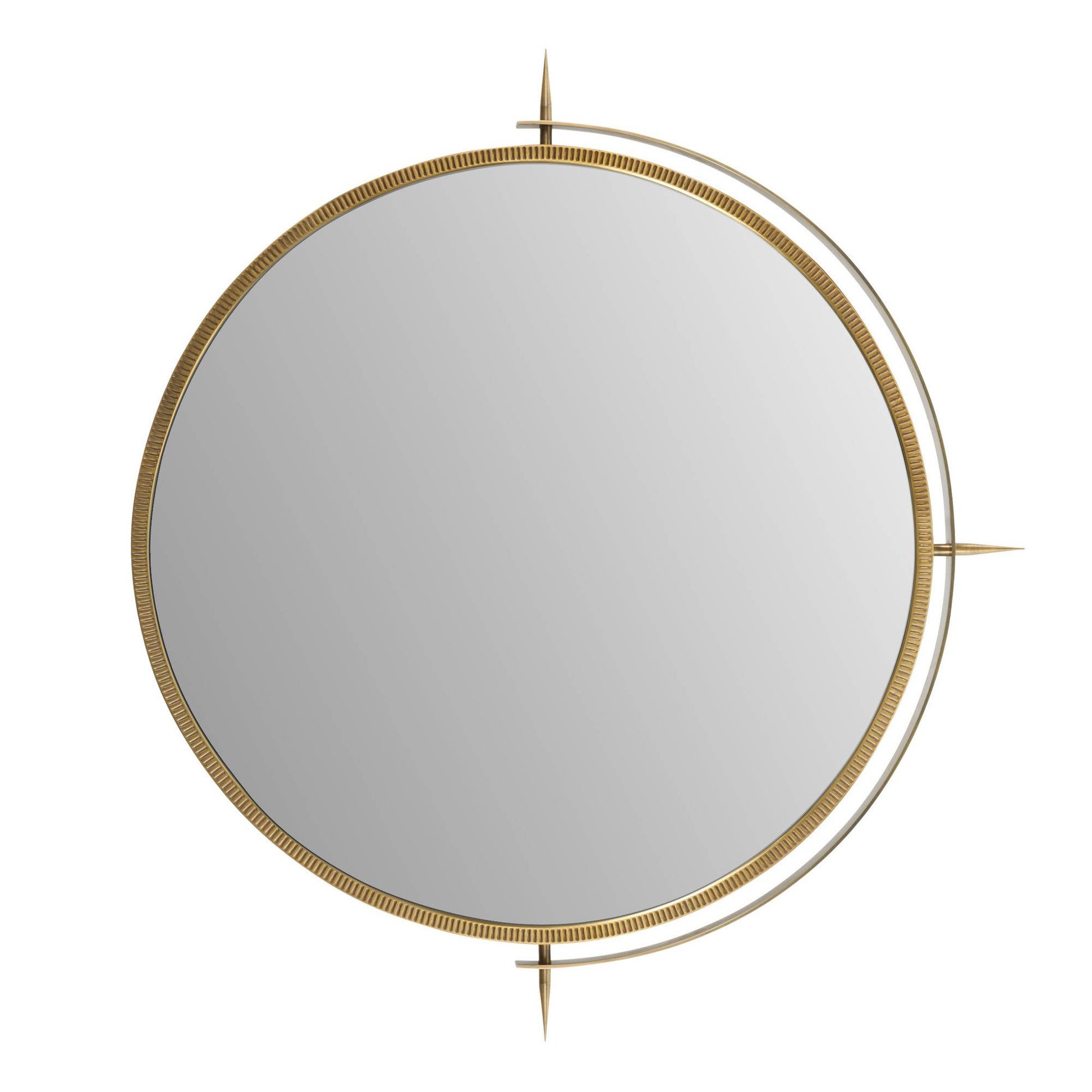 Arteriors Home Nixon Mirror Antique Brass