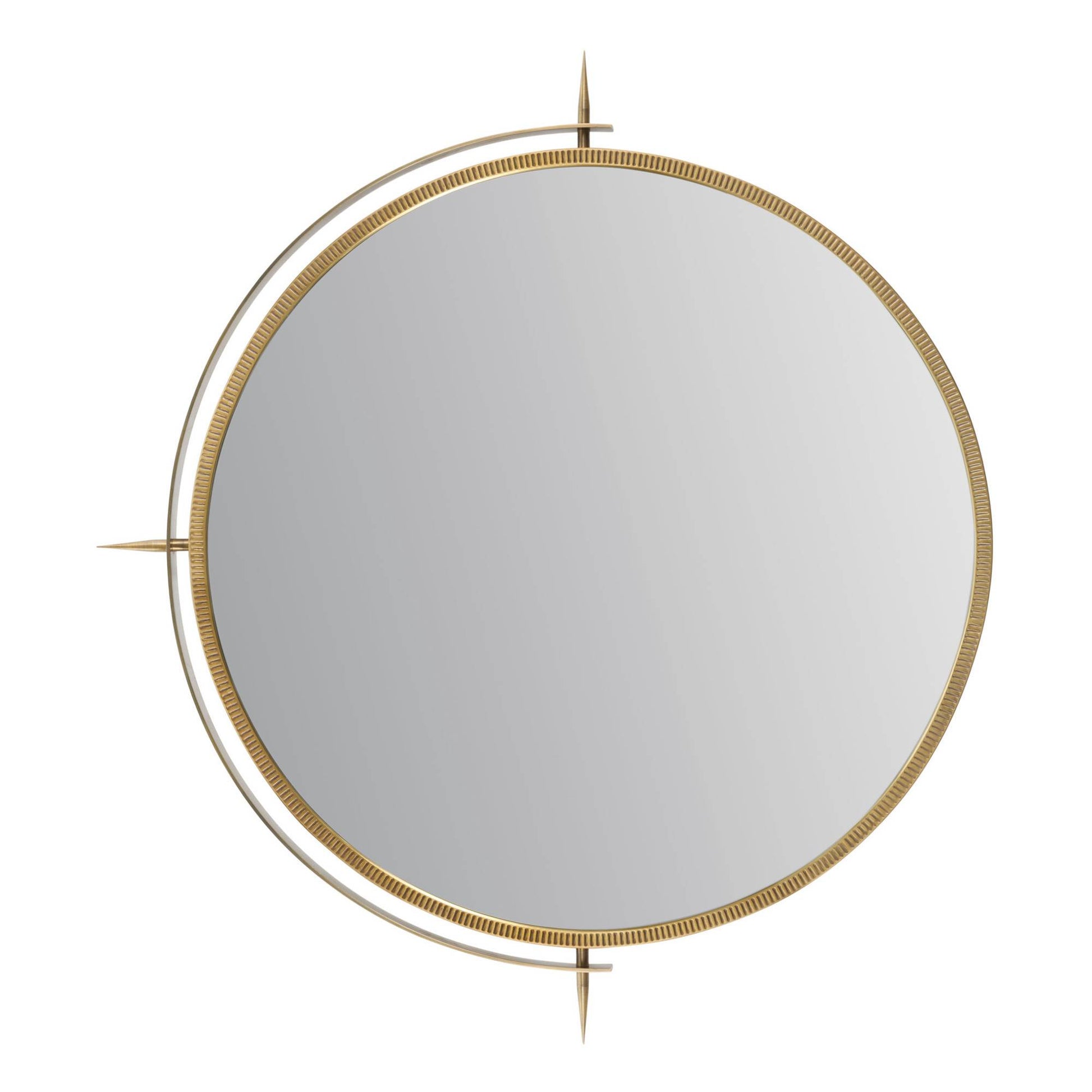 Arteriors Home Nixon Mirror Antique Brass