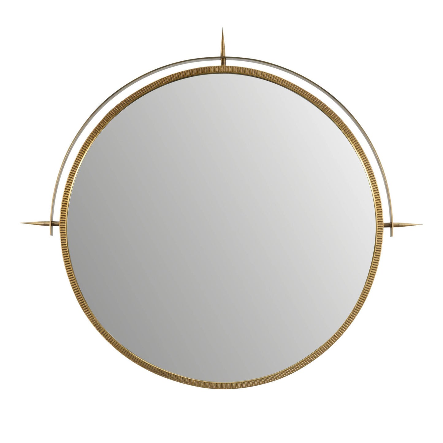 Arteriors Home Nixon Mirror Antique Brass