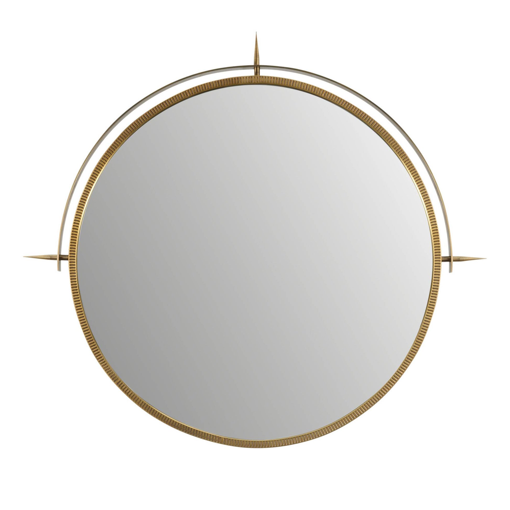 Arteriors Home Nixon Mirror Antique Brass