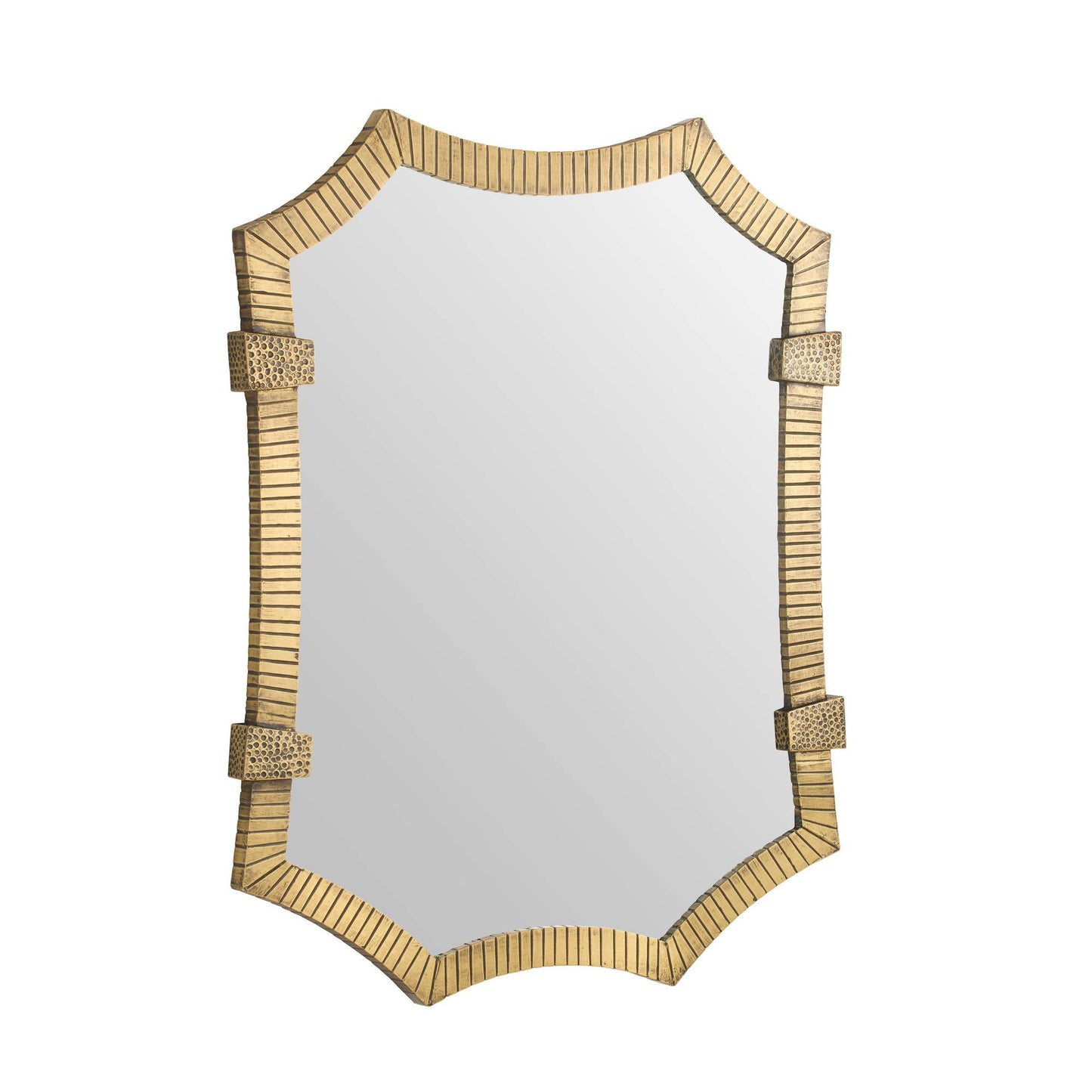 Arteriors Home Monty Mirror Antique Brass