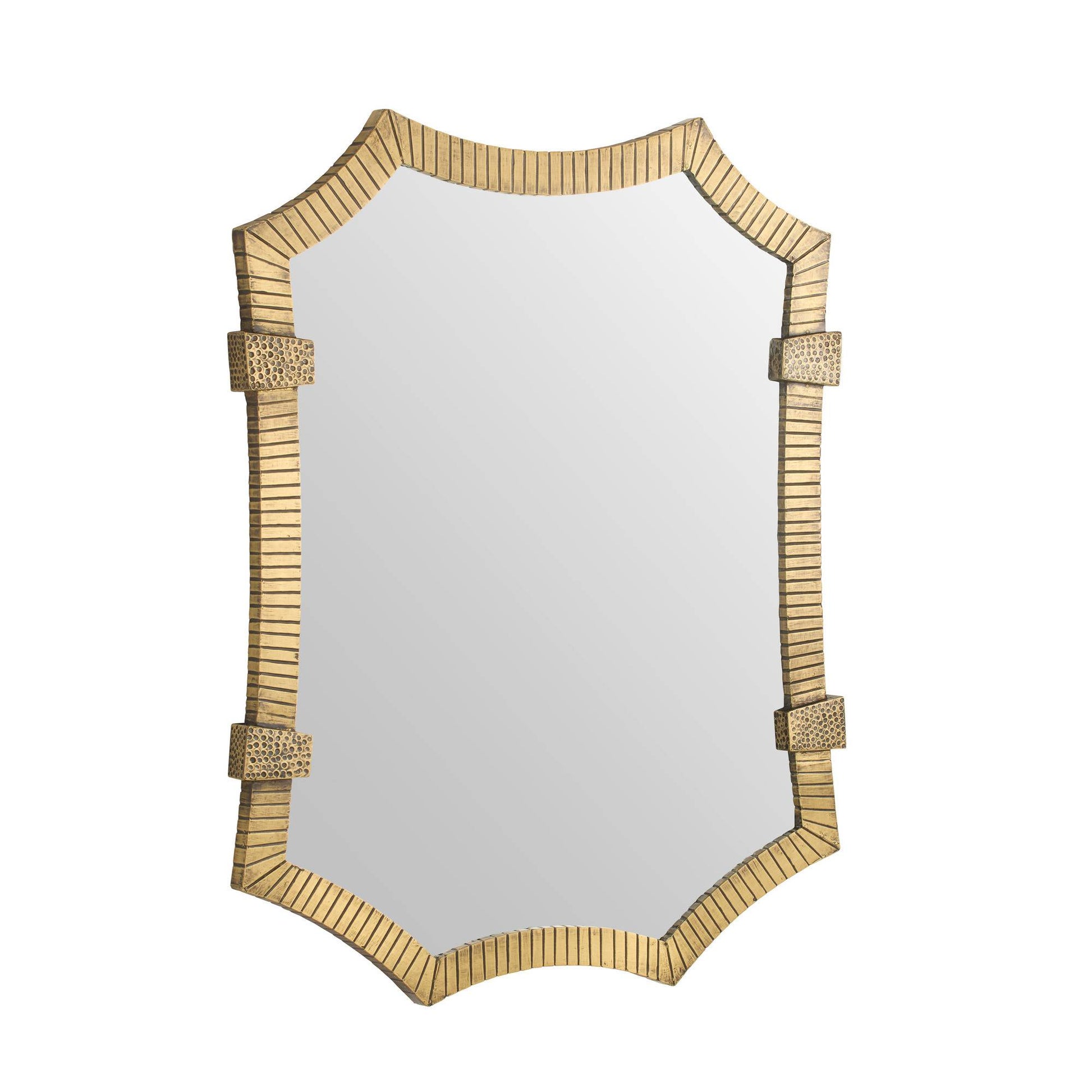 Arteriors Home Monty Mirror Antique Brass