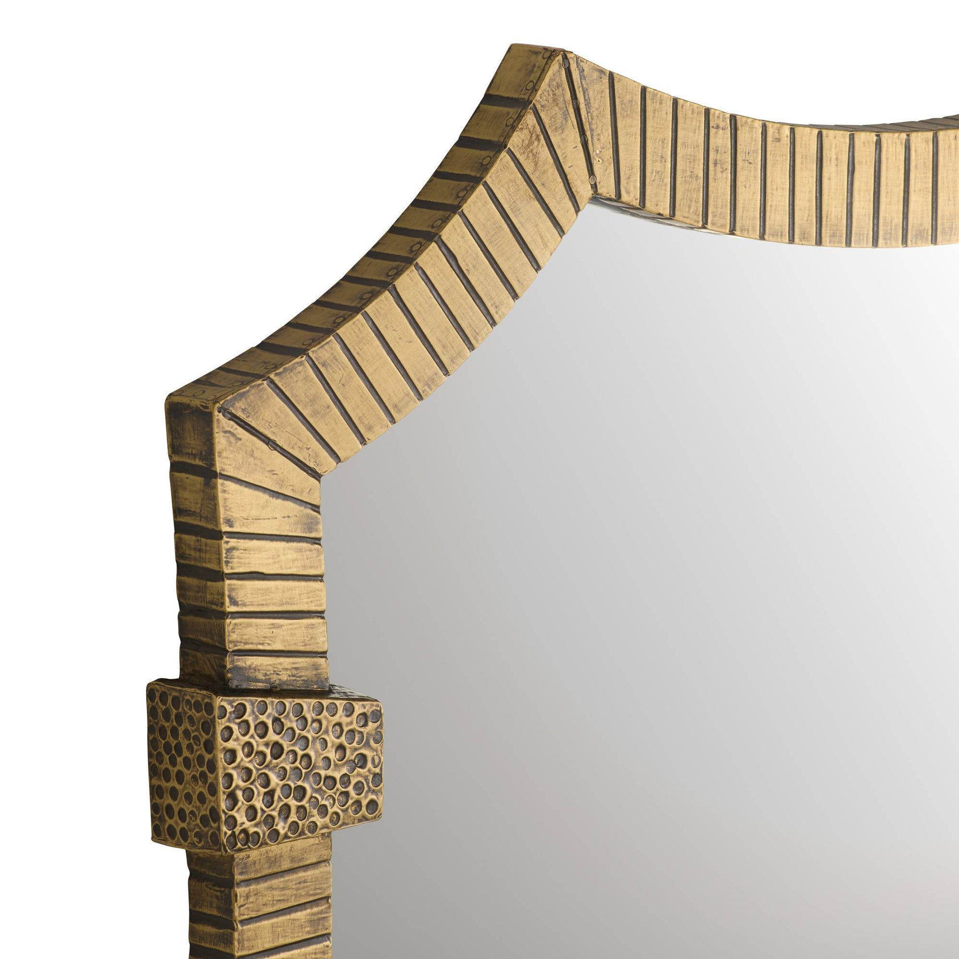 Arteriors Home Monty Mirror Antique Brass