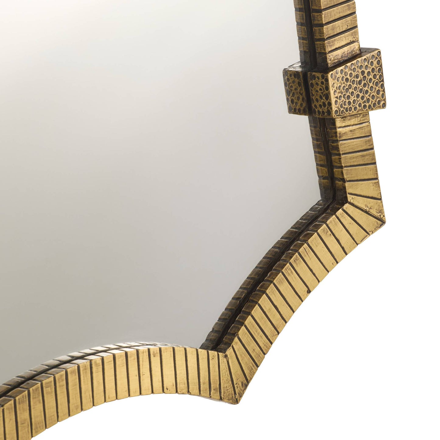 Arteriors Home Monty Mirror Antique Brass