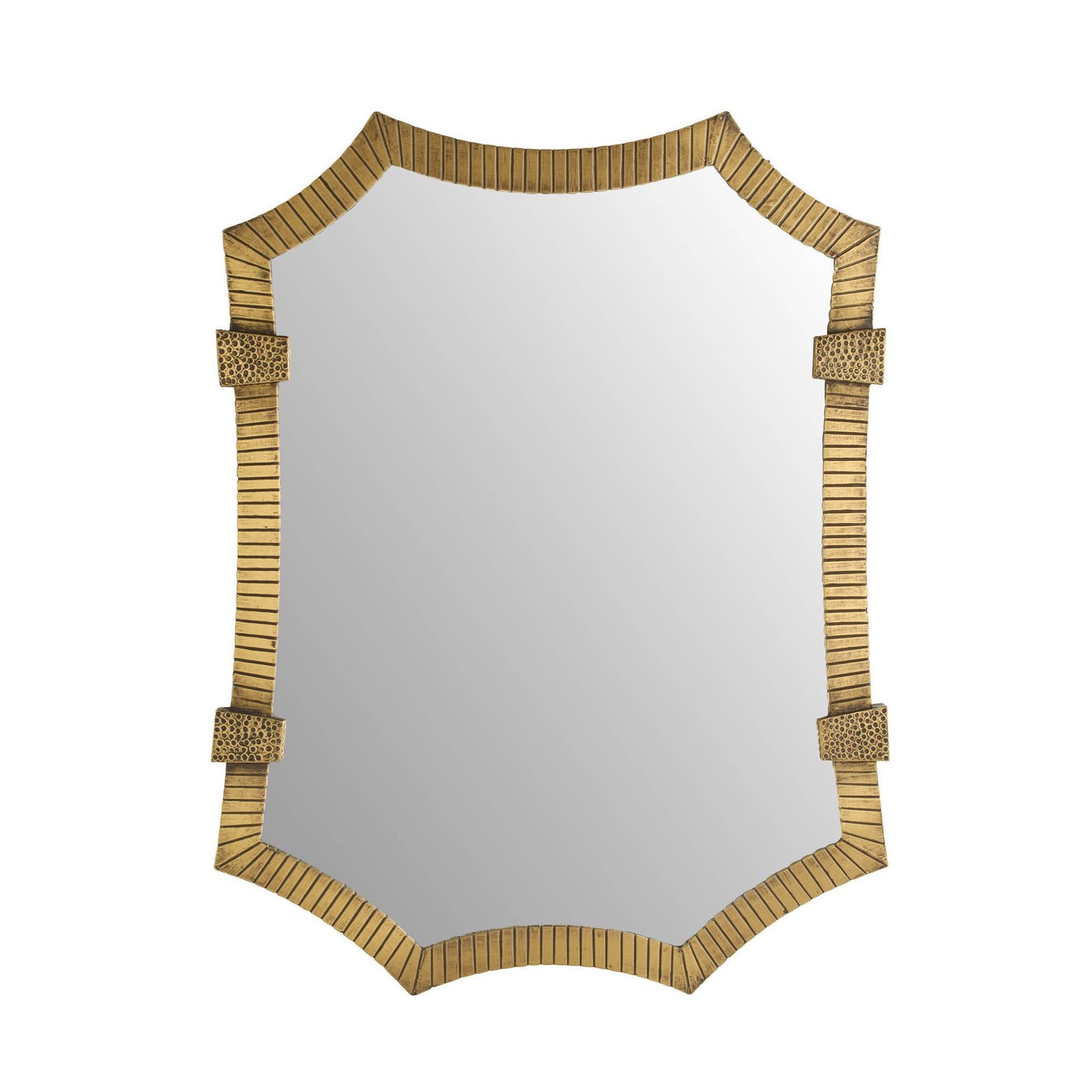 Arteriors Home Monty Mirror Antique Brass