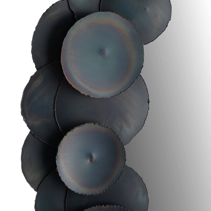 Arteriors Home Kensey Discs Large Mirror Burnt Iron