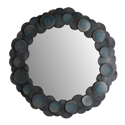 Arteriors Home Kensey Discs Large Mirror Burnt Iron