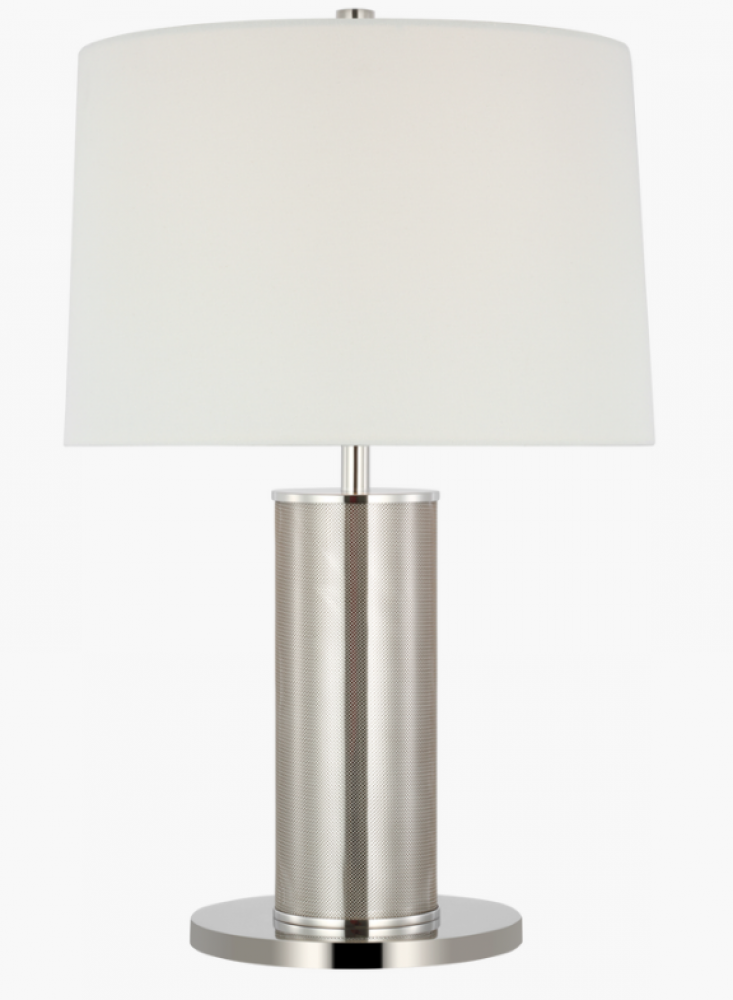 Ralph Lauren Beckford 22" Table Lamp Polished Nickel and Stainless
