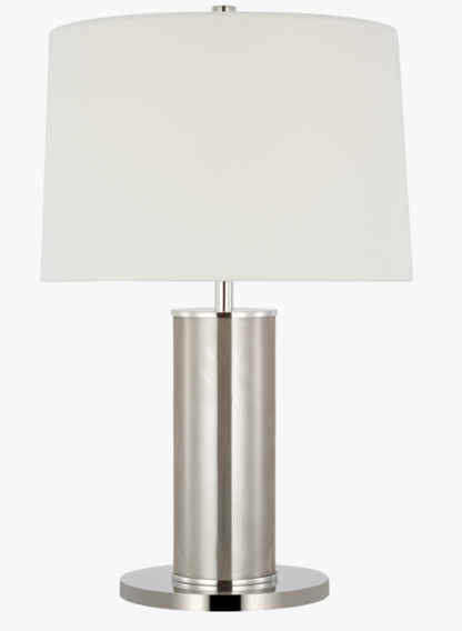 Ralph Lauren Beckford 22" Table Lamp Polished Nickel and Stainless