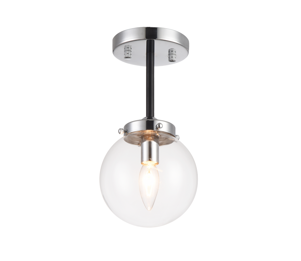 Matteo Lighting Maru Semi-Flush Mount Chrome